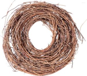 Decorative Flowers DIY Crafts Natural Grapevine Twig Vine Garland Wreaths For Wedding House Holiday Door Wall Decor 15feet