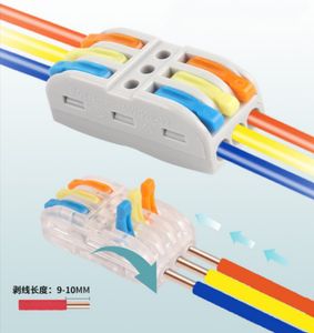 1 in multiple out Quick Wiring Connector Universal Splitter wiring cable Push-in Can Combined Butt Home Terminal Block SPL 222