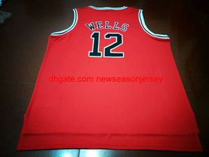 Vintage #12 Wells Metta World Peace Salle Academy Basketball Jersey Custom qualsiasi nome Nome Jersey