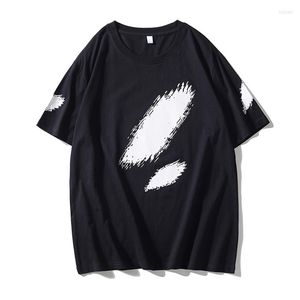 Men's T Shirts All-Match Harajuku 2023 Cotton Individuality Tie-Dye Tshirt Cool Hong Kong Style Clothes Oversized Summer Panelled Top