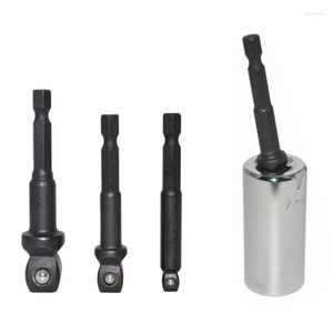 Professionella handverktyg Set WSND 3 PCS Impact Grad Socket Adapter Hex Shank Drill Nut Driver Power Extension Bit Set för borrar 1/4 