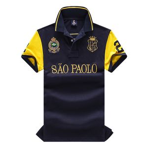 Polos T-shirt City Edition SAO PAULO Designer New Short Sleeve Polos Shirt High end Casual Fashion Men's Panel 100% Cotton s-5XL