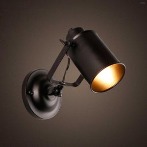 Lampy ścienne światło skorupa w stylu przemysłowym stojak na lampę retro obudowę amerykański loft kawiarnia sklep atmosfera