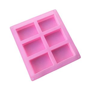 Ferramentas de bolo Retângulo Silicone FONDANT Jelly molde gelo gelo panking decoração de sabonete de resina