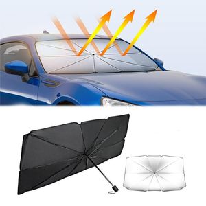 Car Sunshade 1x Umbrella Front Window Sun Shade Protector Parasol Auto Covers Interior Windshield Protection Accessories