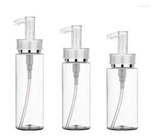 Storage Bottles 120ml 160ml 200ml Plastic Cosmetic Packaging PET Lotion Pump Bottle High-end Sub-bottling Acrylic SN1067