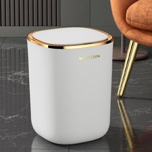 Waste Bins Smart Sensor Garbage Bin Kitchen Bathroom Toilet Trash Can Automatic Induction Waterproof with Lid 12L 230311