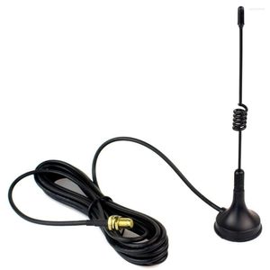 Walkie Talkie SMA-F Magnetic Vehicle Mounted Antenna 5W UHF For Baofeng Wouxun Radio