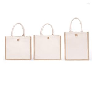 Shopping Bags Grocery Bag Trendy Hand Tote For W/ Open Pouch Daily Necessaries Female Fav