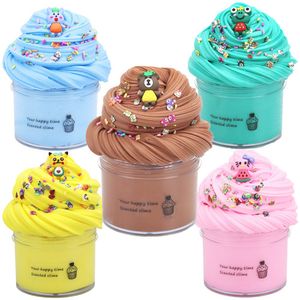 Cartoon Animal Cotton Slime Toys 70 ml Clay Cloud Mud Ręka Stres Stress Zabawa Niepoślizgowate ręczne masło ręczne Slima 1897