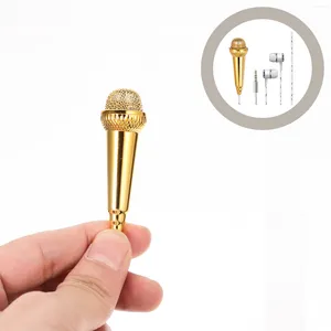 Microfoni Microfono Mini Tiny Mic Karaoke Registrazione Portatile Piccolo Professionale Mobile 3,5 Mm Asmr Microfoni