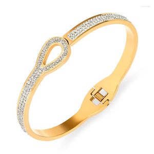 Bangle Bracciale in oro 925 Argento Donna 2023 Designer di lusso Acciaio inossidabile Gioielli africani all'ingrosso Dubai Tredy Regalo di Natale