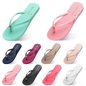 fashion Slippers Women Beach shoes Flip Flops green wine red orange purple navy white Black pink Blue golden brown summer sport sneaker size