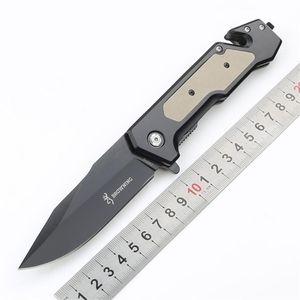 New Browning DA316 Black Tactical Folding Knife G10 Handle Outdoor Camping Vandring Fiske Survival Pocket EDC Tools2450