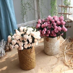 Decorative Flowers 1Pcs Colorful PU Tulips Artificial Real Touch Artificiales Tulip For Home Wedding Decoration 6 Heads Decor