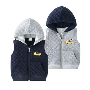 Waistcoat Spring Cardigan 28Y Boy Vests korean kids Children's Vest Sleeveless Jacket Winter Clothes Colete Clothing Outerwear 230311
