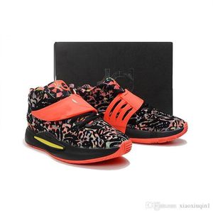 Mens Kevin Durant 14s XIV Shoes KD 14 för kvinnor Multi Color Leopard Sychedelic Print Aqua Fresh Slim Reaper Dreams Ky-D Boys 325f