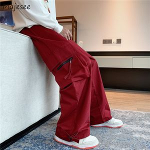 Erkekler pantolon erkekler retro japon Avrupa şık hip hop kargo pantolon pantalones moda cadde caddesi gündelik bol öğrenciler unisex ins 230311