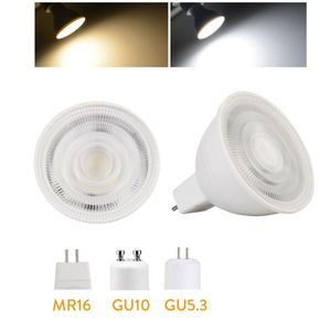 Glödlampor dimble 5W LED -glödlampa spotlight GU10 MR16 110V 220V Strålvinkel 24 graders ljuslampa för nedljusbelysning