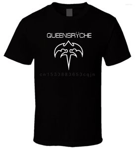 Magliette da uomo QUEENSRYCHE 4 Camicia da uomo nera Taglia S - 5XL Sconto manica corta per ragazzi