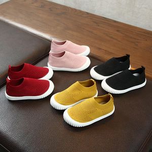 Athletic Shoes Spring Autumn Kids Sneaker Girl Boy Mesh Breathable Children Sport Shoe Non-slip Knit Baby Flat Casual Running Footwear