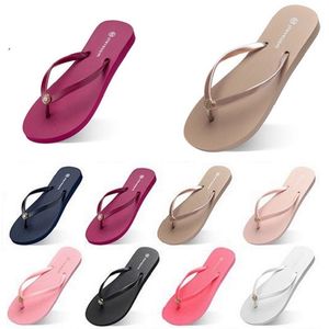 fashion Slippers Women Beach shoes Flip Flops green red orange purple navy white Black pink Blue golden brown summer sport sneaker 35-38