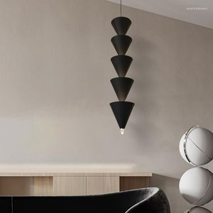 Lâmpadas pendentes Lâmpada LED moderna para sala de jantar cozinha de jantar linear design de iluminação de teto decoração