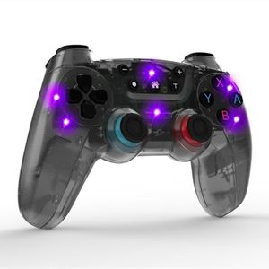 Wireless Bluetooth Gamepad Controller 7 Färger Luminescence Game Controllers Joystick för Switch Console/Switch Pro/PS3/iOS Android Phone/PC Dropshipping