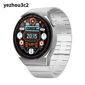 Yezhou2 MD3 GT3PRO İLE MAX Kablosuz Akıllı İzleme Büyük Ekran Çevrimdışı Ödeme NFC Bluetooth Çağrı Yuvarlak Akıllı Swatches