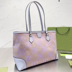Designer Women Ophidias Jumbo G Shopping Bag Italy Luxury Brand 2G Canvas Monograms Cowhide Leather Tote Handbag Lady Large Capacity Shoulder Bags