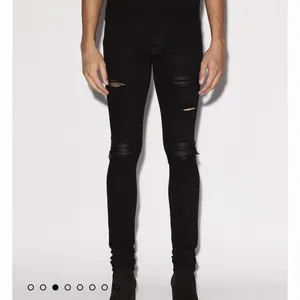 HM2055 Herrjeans svarta cargo byxor Designer Jeans skinny klistermärken lätt tvätt sliten motorcykel rock revival joggare sanna religioner Casual Elastiska Byxor Denim