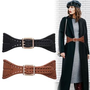 Cinture Fascia da donna in vera pelle Cintura da donna progettata alla moda con fascia cava Cintura fatta a mano in stile europeo per cinture eleganti da donna