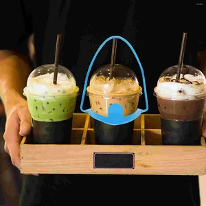 Fincan tabağı taşıyıcı fincan kahve tutucu içecek kayış şişe su kol silikon silikon taşınabilir bardak kolları içecek teslimatı taşıma