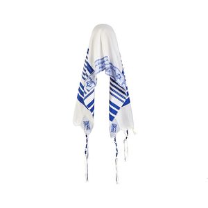 Scarves Wraps Kids Tallit Messianic Je Blue children Prayer Shawl Talit and Talis Bag scarfs Silver Color 230311