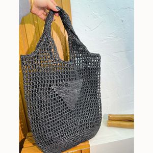 Bast-Schulter-Bettwäsche-Tasche, Damen-Strandtaschen, Luxus-Handtaschen, atmungsaktive Mesh-Taschen, gewebt, Sommerstroh, bestickt aus Mikrofaser