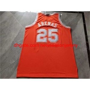 Baskettröja vintage #25 Gilbert Arenas High School Jerseys Agent Zero College S-5XL Custom Any Name