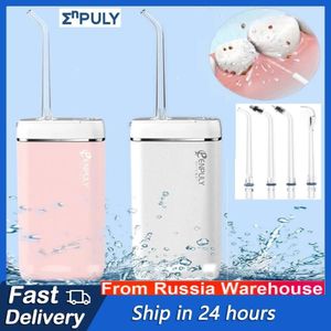 Other Oral Hygiene ENPULY Oral Irrigator M6 Plus Portable Dental Irrigator bucal Ultrasonic Tooth Cleaner waterpulse tooth water pick 230311