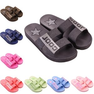 Slippers women men shoes Dark Black Red Purple Beach Coast Bathroom Indoor Outdoor Antiskid sandals size 36-45