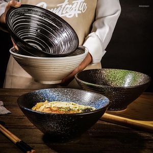 ボウルズ日本のセラミック食器クリエイティブラーメンスープヌードルホームレストランコマーシャルボウルキッチンディナーウェア7/8/9インチ