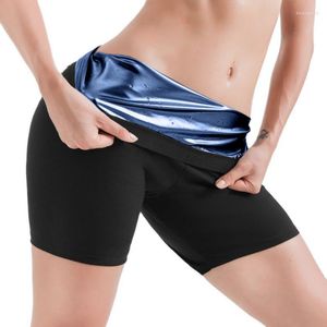 Women's Shapers Body Shaper Sauna Suits Sweat Slimming Pants Compression Fitness Workout Leggings For Weight Loss Tummy Control Shorts