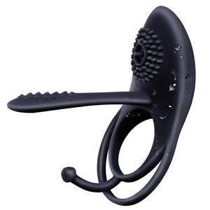Cockrings 10 Speed Vibration Penis Ring Male Lock Fine Delay Sex Toys For Men Adult Couples Total Clitoris Vaginal Irritation