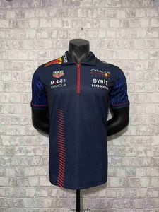 Kolarskie koszulki męskie 2023 T-shirt F1 Team Kombinezon polo Cztery pory roku Formuła 1 Nowy produkt Wyścigi Oficjalne niestandardowe polo 11# Sergio Perez 1# Max Verstappen