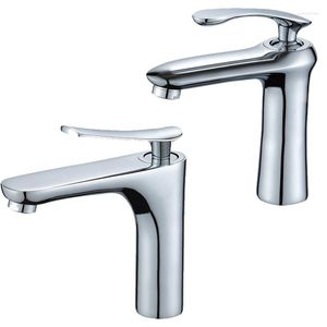Banyo lavabo muslukları dolap dikey lavabo mikser ve soğuk su modern havza musluk krom tek sap pirinç musluk j18371