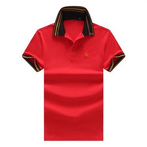 Polo da uomo firmata da uomo di lusso da uomo italiano T-shirt estiva da uomo casual moda manica corta con lettera G taglia M-3 XL # 8293