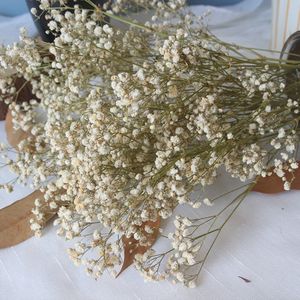 Ghirlande di fiori decorativi Fiori secchi rosa bianchi Gypsophila Fiore a mano della sposa Un regalo di compleanno per madre e ragazze Un totale di 21 colori 230313