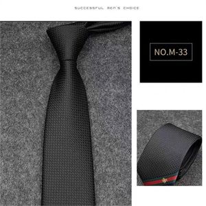 Neck Ties 2022 Brand Men Necktie Designer Tie 100 Silk Suit Neckties Business Luxury 662 Drop Delivery Fashion Accessories Dh0Zc
