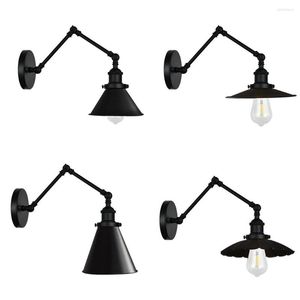 Wall Lamps Retro Floor Lamp Tall Vintage Tripod Wrought Iron Candelabra Glass Ball