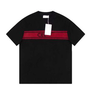 Летняя футболка с короткими рукавами мужчина Женская толстовка CE Дизайнер для печати футболки с рулонной шеей.