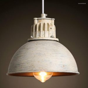 Pendant Lamps American Industrial Wind Restaurant Lighting Nordic Retro Nostalgia Creative Personality Pot Lid Lamp Chandelier LB122510