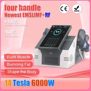 New EMSSLIM EMS 14 Tesla NEO 6000W High power High energy Electromagnetic Muscle Slimming Stimulates Fat Salon EMS zero